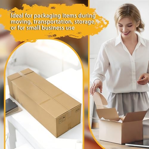 Hixdo12 Pack 24" x 36" x 3/16" Corrugated Cardboard Sheets, Brown - Image 4