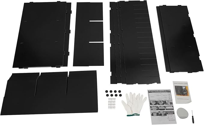 Literature Organizer,Desktop File Sorter Mail Center,Paper Storage Cabinet with 48 Slots Compartments,Suitable for Home School Office (48 Slots Black) - Image 6