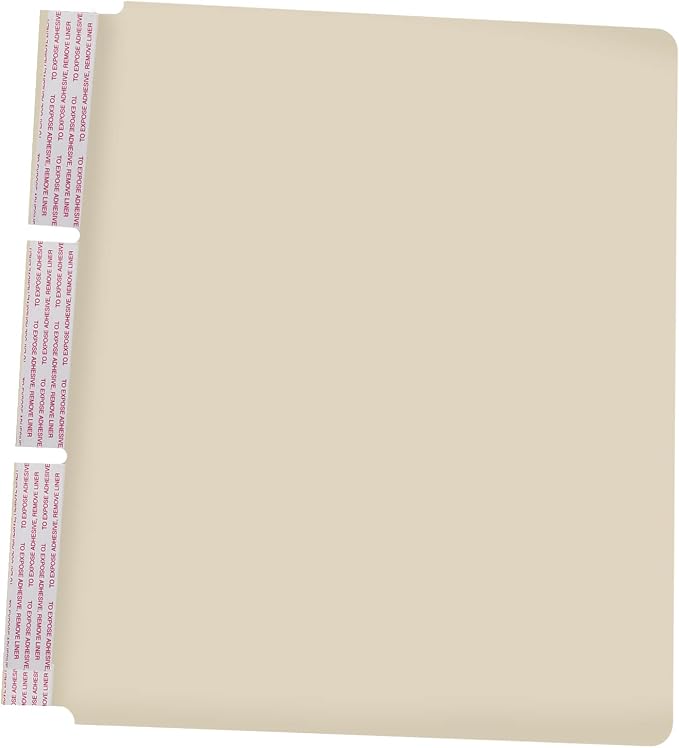 Self Adhesive Dividers for File Folders, Doctor Stuff, Side Hinge Divider, No Fasteners, 11 pt Manila Stock, Box of 100 by DoctorStuff