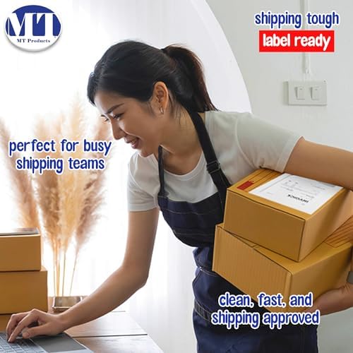 MT Products Clear Plastic Blank Envelope Pouch 9.5" x 12" - Disposable Packing List for Shipping - Pack of 500 - Image 3