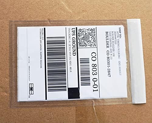 1000 Pcs Premium 4.7''x7.5'' Packing List Envelope, Tailored Size for 4x6'' Shipping Labels, Adhesive Shipping Label Pouch/Sleeve by BEUYIwarehouse
