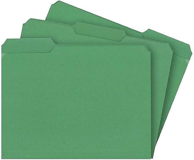 Staples Reinforced Colored File Folders, Letter Size, 3‑Tab, Heavy‑Duty Design, Assorted Colors, 250/Box - Image 4