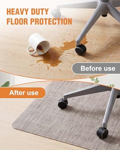 Carvapet 36x48 Office Chair Mat for Carpet Hardwood Floor Protector Rug - Image 6