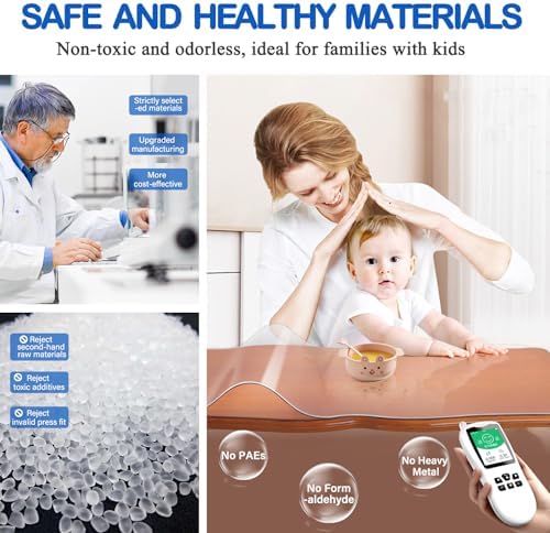 16X44 Clear Table Protector Plastic Office Desk Blotter Pad Cloths PVC Night Stand Table Cover Mat Shelf Surface Protection Office Desk Mat Crystal Children Painting Cover Pad Transprent Rectangular - Image 4