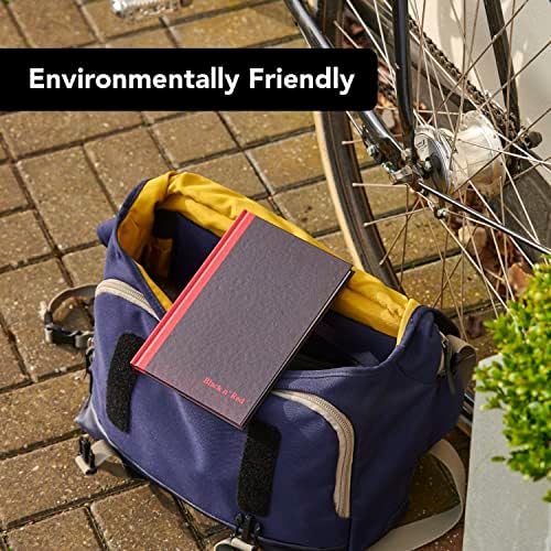 Black n' Red‭ Notebooks, Business Journals, 2 Pack, 8-/4" x 5-7/8", 96 Sheets, Ruled, Optik Paper, Hardcover, Casebound, Black (400163207)‬‬‬‬‬‬ - Image 5