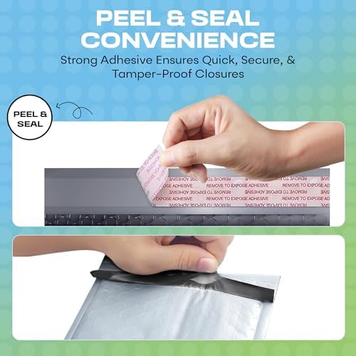 Arctic White Bubble Mailers 12.5x19.5 Poly Padded Mailers 100 Pack - Image 4