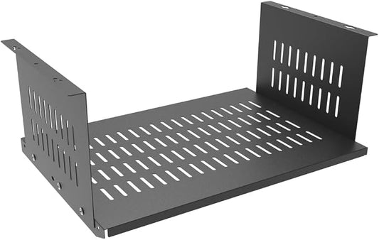 Under Desk Computer Mount for Small Form Factor Computer 6.5"H | Compatible with PlayStation 4, PS4 Slim, PS4 Pro for Under Desk Gaming, W 17.3" x H 6.5" x D 12" (6.5inch High) by JINGCHENGMEI