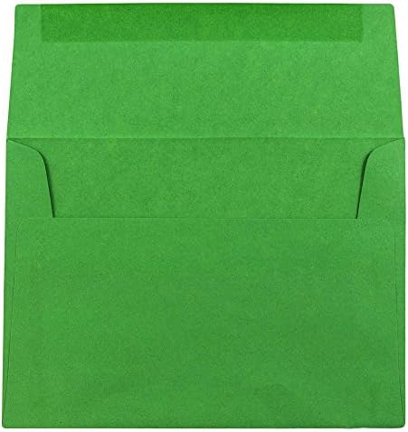 JAM PAPER A6 Colored Invitation Envelopes - 4 3/4 x 6 1/2 - Green Recycled - Bulk 250/Box - Image 2