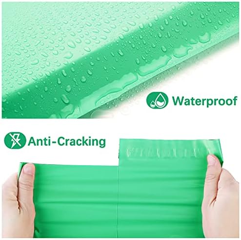 Metronic Poly Mailers Bags Large Shipping Bags 14.5x19 100 Pcs Green - Image 3