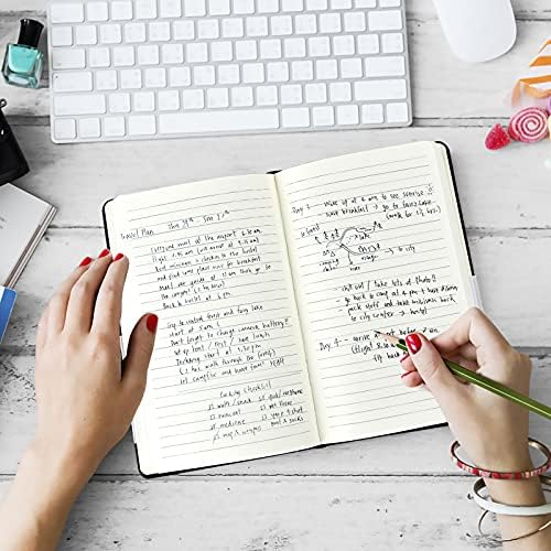Coopay 48 Pack A5 Journal Notebooks Bulk, 160 Pages, 100GSM Thick Paper, 8.3 x 5.5 inch Hardcover Lined Leather Journals for Writing Office School Business,Bulk Notebook for Work Men Women (Black) - Image 5