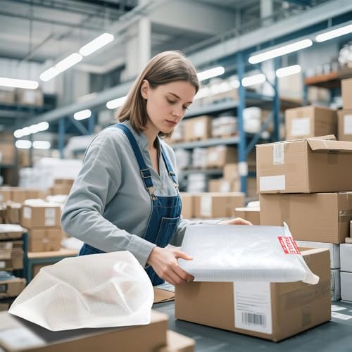 320 pcs Moving Packaging Supplies Set, 260 pcs Cushioning Foam Pouchs&Sheets, 4 Sizes (16"x12",12"x12" 12"x7.8",7.8"x7.8") With 60 Fragile Stickers,For Moving,Packaging,Storage - Image 6