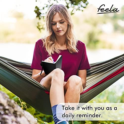 feela 15 Pack Pocket Small Notebooks Bulk, Mini Cute Notepads Hardcover College Ruled Lined Journals with Pen Holder for School Business Memos, with 15 Black Pens, 3.5”x 5.5”, A6, Black - Image 6