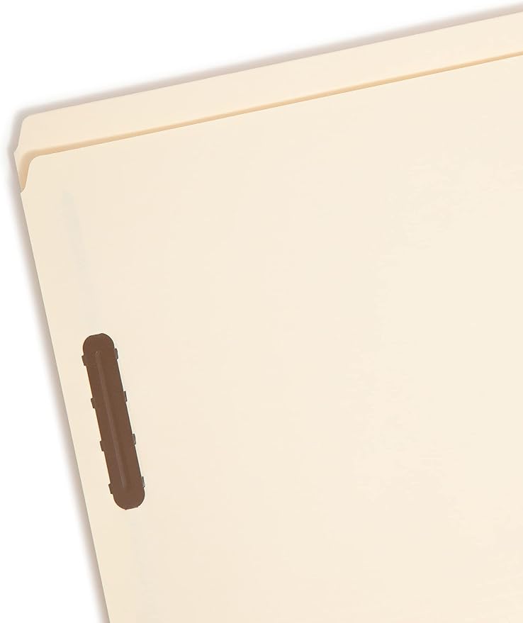 Smead Fastener File Folder, 2 Fasteners, Straight-Cut Tab, Legal Size, Manila, 50 per Box (19513) - Image 3