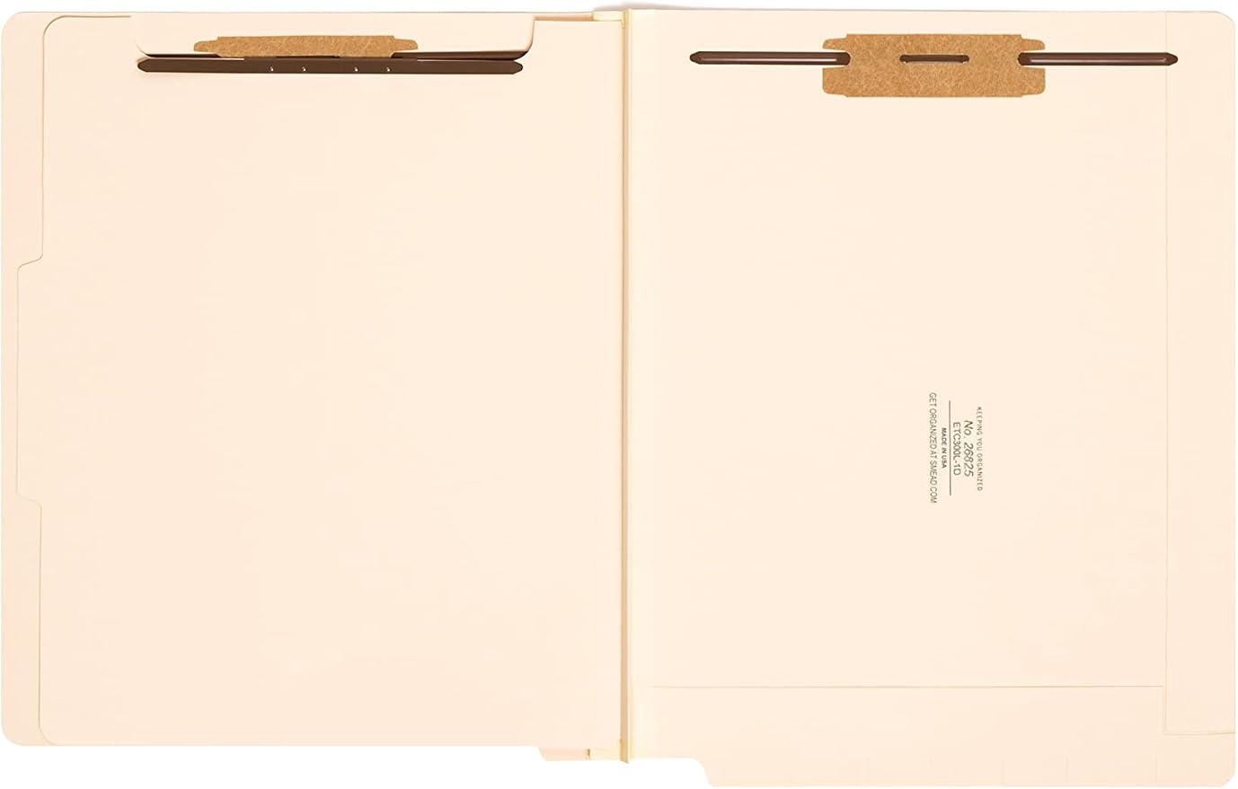 Smead End Tab Classification File Folder, 1 Divider, 2" Expansion, Letter Size, Manila, 10 per Box (26825) by SMEAD