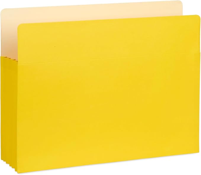 Blue Summit Supplies 10 Expanding File Pockets, Letter, 5.25", Assorted | 5.25 in expansion, assorted colors, accordion pockets, for documents, receipts, and file organization - Image 7
