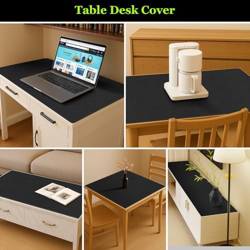 Warmstar Leather Table Cover 14 x84 Inch, 1.8MM Thick PVC Table Protector Waterproof, Desk Cover Protector Non-Slip Table Pad for Kitchen, Dresser, Gaming Desk,Dining Room Table - Image 7