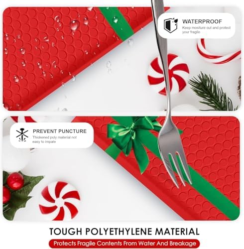 Christmas Bubble Mailers 6x10, Self Seal Poly Padded Envelopes #0, 100 Pack - Image 6