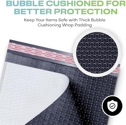Arctic White Bubble Mailers 12x15 Self Seal Poly Padded Envelopes 100 Pack - Image 6