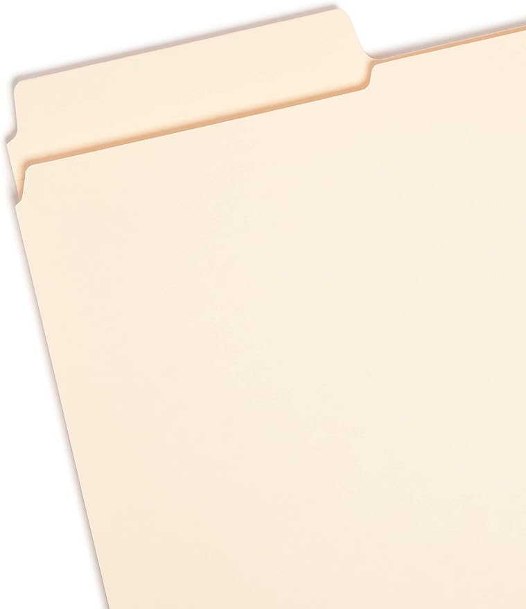 Smead SuperTab File Folder, Oversized Reinforced 1/3-cut Tab, Guide Height, Legal Size, Manila, 100 Per Box (15395) - Image 3