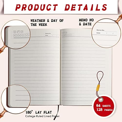TaoBary A5 PU Leather Journals Bulk Colorful Tree Journal Notebook Soft Leather Cover Lined Ruled Writing Notebook for Back to School Office Group Team Volunteer(Bright Colors,24 Pcs) - Image 4