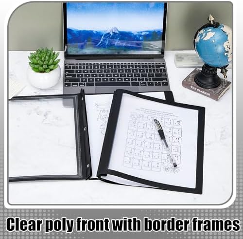 Teling 24 Pcs Report Covers with 3 Prong Presentation Folders, Black - Image 4