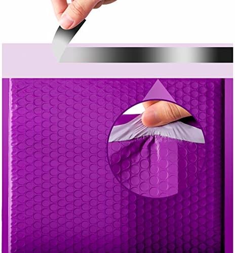 Metronic Bubble Mailers 10.5X16 Inch 500 Pack Purple Thick Padded Envelopes - Image 4