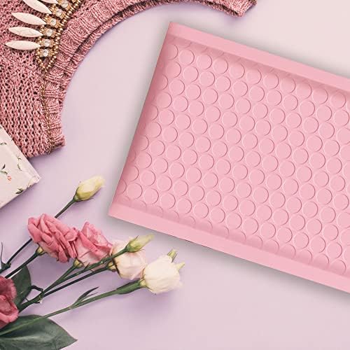 Yens Bulk Light Pink Poly Bubble Mailers 4x8 500 Pack Usable 4x7 - Image 5