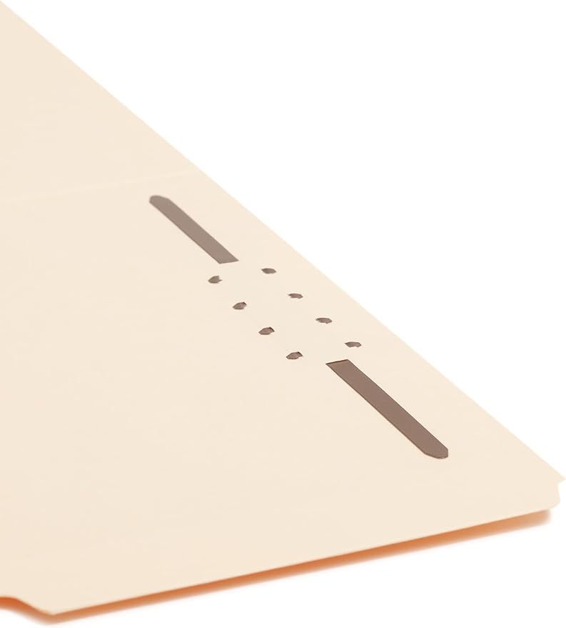 Smead Fastener File Folder, 1 Fastener, Reinforced 1/3-Cut Tab, Legal Size, Manila, 50 per Box (19534) - Image 6