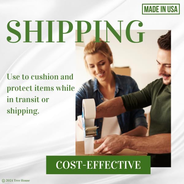 Tree House Packing Paper for Moving – 180 Newsprint Packing Paper Sheets – 27” x 17” Paper for Packing Dishes, Shipping, and Moving Supplies – Recyclable Movers’ Paper – Made in USA - Image 4