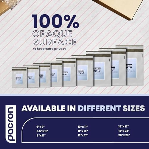 Poly Mailers 10x13, 500-Pack Waterproof Self-Seal Tear-Resistant - Image 6