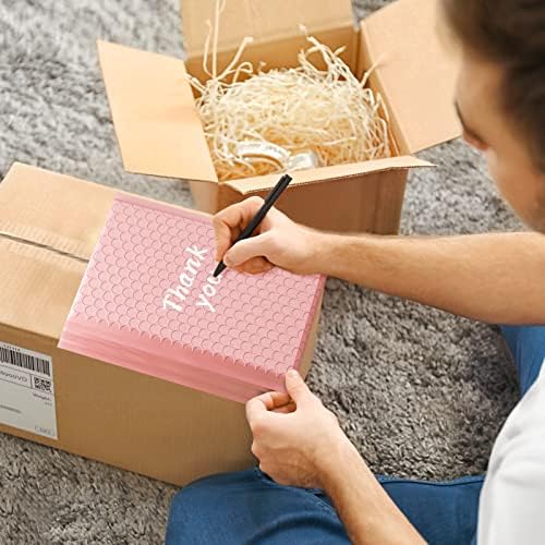 METRONIC Bubble Mailers 6x10" Padded Envelopes Light Pink 300 Pack Sealing - Image 6