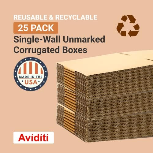BOX USA Shipping Boxes Medium 16"L x 12"W x 8"H 25-Pack - Corrugated Cardboard Box for Moving, Mailing, Packing, Packaging and Storage - Image 3
