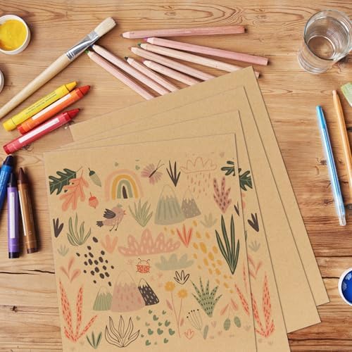 Calenzana 11x14 Browm Corrugated Cardboard Sheets, Flat Card Boards Inserts for Crafts, Packing, Shipping, Moving, Mailing, 100 Pack - Image 6