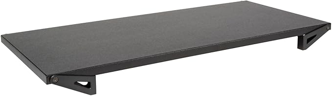 Allsop Lo Riser Monitor Stand for 32" Monitors, Extra Wide Platform, Black | Adjustable Monitor Stand for 32 Inch Screens, Ergonomic Desk Riser, Wide Platform, 30 lb Capacity, Black - Image 2