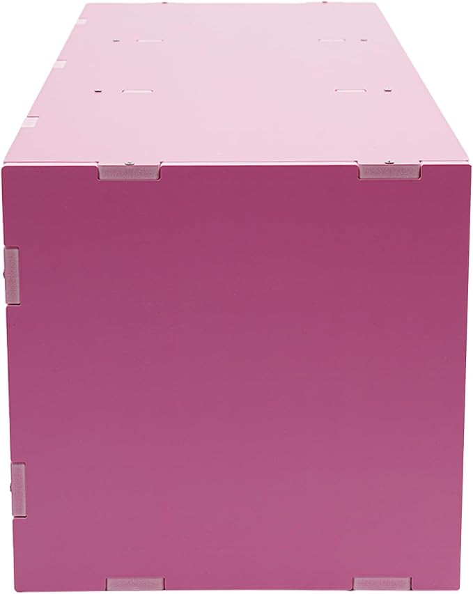 Literature Organizer 12 Slots Desk File Literature Sorter Mailbox Sorter Paper and Mail Organizer Desktop Paper Storage Holder for Home, Office and Classroom (31.46*12.13*11.81in, Pink) - Image 5