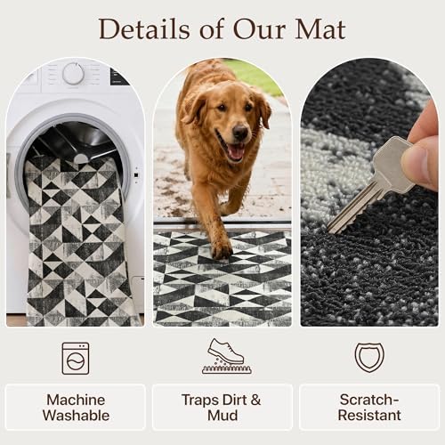 48"x60" Office Chair Mat for Hardwood Floor, Non-Slip Brushed Quartz - Image 7