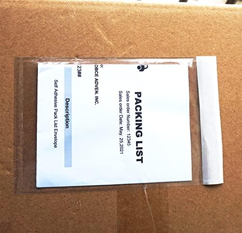 Premium 4.7''x7.5'' Packing List Envelopes, Tailored Size for 4x6'' Shipping Labels,Self Adhesive Shipping Label Pouches/Sleeves (100 pack) - Image 3
