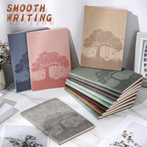 TaoBary A5 PU Leather Journals Bulk Colorful Tree Journal Notebook Soft Leather Cover Lined Ruled Writing Notebook for Back to School Office Group Team Volunteer(Assorted Colors,24 Pcs) - Image 6