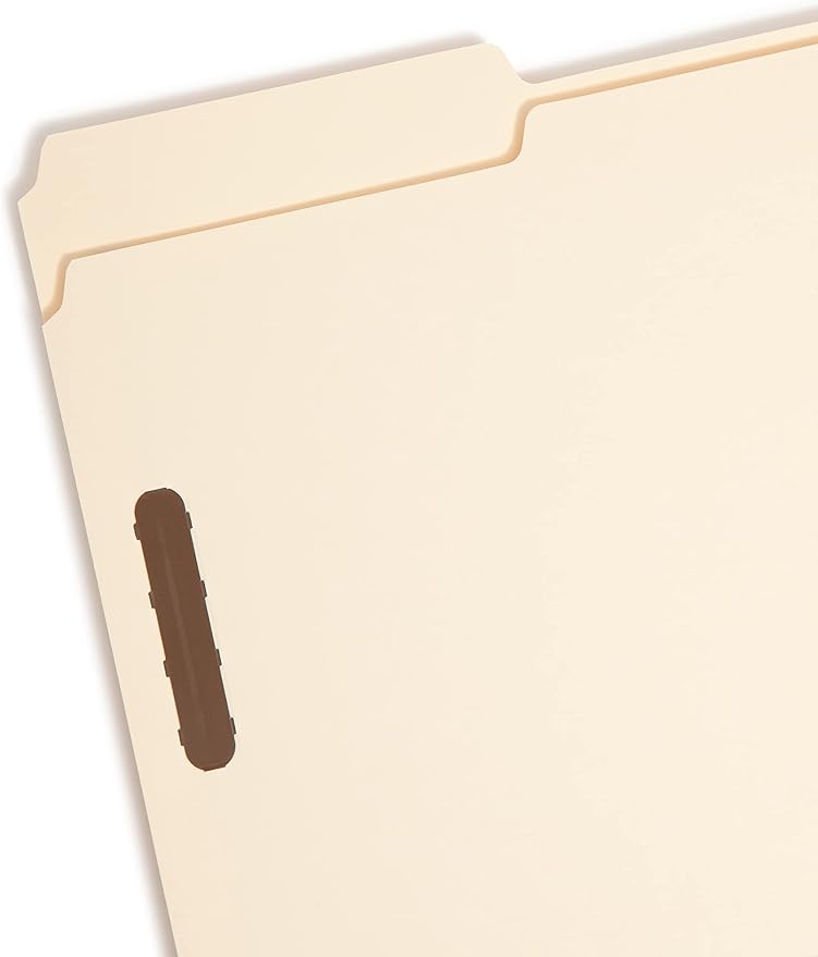 Smead Heavy-Duty Fastener File Folder, 2 Fasteners, 1/3-Cut Tab, Legal Size, Manila, 50 per Box (19600) - Image 3