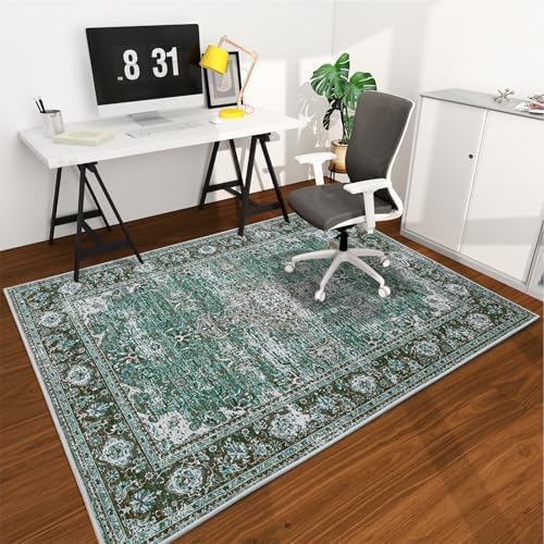 Office Chair Mat for Hardwood Floor, 72"x48" Easy Glide Computer Desk Mat Protector for Rolling Chair Under Desk Rug Nonslip Backing, Machine Wash, (Modern) by CHAKME