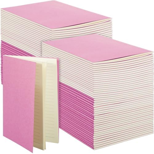 Mimorou 100 Pcs A5 Journals Notebooks Bulk,Pink,Lined by Mimorou