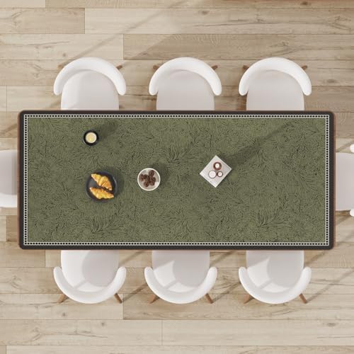Plastic Table Cover Protector with Floral Pattern, 42" x 96" by FURKIT