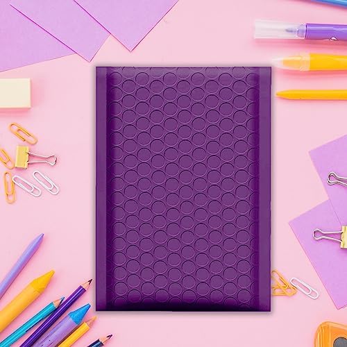 Yens Bulk Purple Poly Bubble Mailers 4x8 500 Pack Usable 4x7 - Image 5