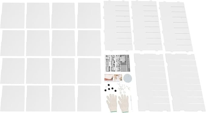 36 Compartment Literature Organizer Desktop File Holder White PVC Office | 176 Lbs Heavy Duty Load, Removable Adjustable Dividers, Felt Anti-slip Pads, Smooth Easy-clean Surface, Safe Rounded Edges - Image 7