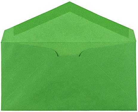 JAM PAPER Monarch Colored Envelopes - 3 7/8 x 7 1/2 - Green Recycled - 100/Pack - Image 2