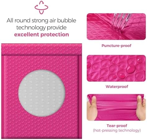 Fuxury Bubble Mailer 8.5x12 Inch 250 Pack Padded Envelopes Bulk - Image 4