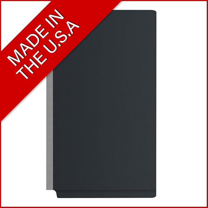 Ecom Folders Top Tab Pressboard Classification Folders | Legal Size 25 Pt Stock with 1 Divider | 2/5 Cut ROC Tab for Medical & Office Filing | 4 Filing Sections | Black, Box of 10 - Image 5