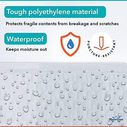 Bubble Mailers 10.5x16, Self Seal Poly Padded Envelopes #5, 100 Pack Bulk - Image 3