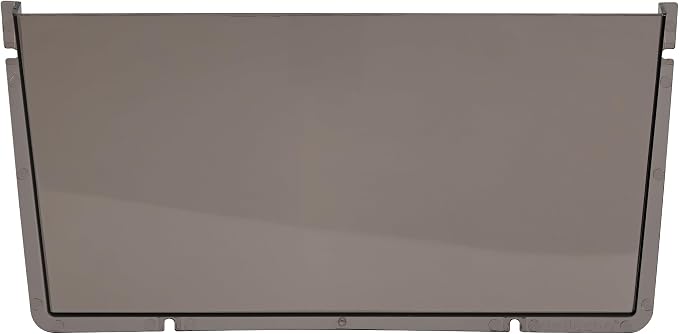 Deflecto Unbreakable DocuPocket, Wall File Organizer, Letter Size, Smoke, Single Pocket, 14.5" x 3" x 6.5" (63202) - Image 3