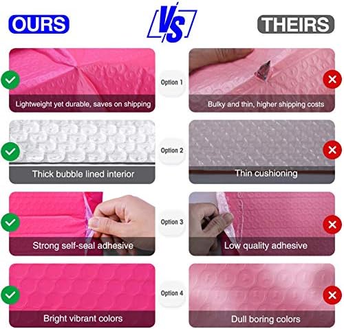 Metronic Small Bubble Mailers 4x8 Inch 800PC Bulk Usable Size 4x7 - Image 2